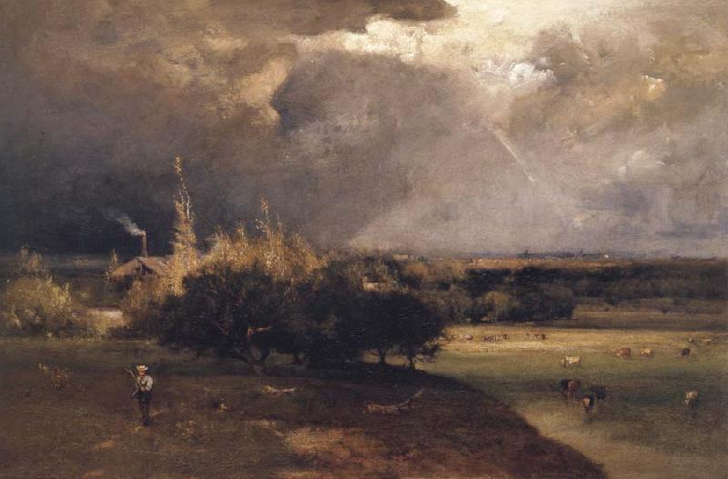 George Inness The Coming Storm France oil painting art